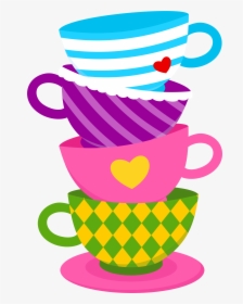 Clip Art Pin By Elisa Mascarenhas - Alice In Wonderland Tea Cup Clipart, HD Png Download, Transparent PNG