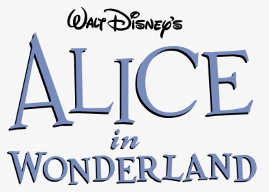 Disney Alice In Wonderland Logo, HD Png Download, Transparent PNG