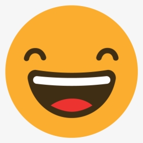 Happy Reaction Emoji Icon Vector Graphic Emoticon - Happy Emoji Vector Png, Transparent Png, Transparent PNG