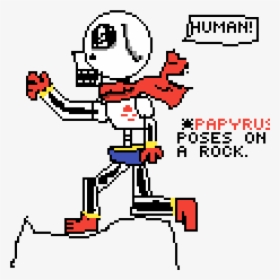 Papyrus The Skeleton Undertale - Cartoon, HD Png Download, Transparent PNG