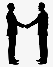 Silhouette, Team Building, Shaking Hands, Handshake - Business People Shaking Hands Clipart, HD Png Download, Transparent PNG