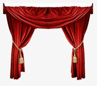 Red Curtain Swag, HD Png Download, Transparent PNG