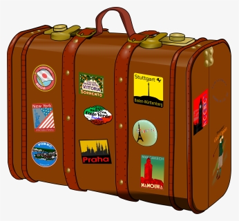 Travel Clipart Png - Suitcase Png Clipart, Transparent Png, Transparent PNG