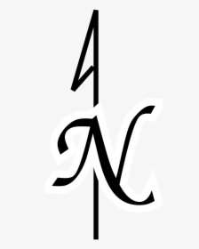 North Symbol Black Arrow White - North Map Symbol Png, Transparent Png, Transparent PNG