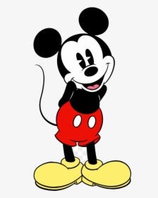 Disney World Clip Art Mickey Mouse Cartoon Transparent - Mickey Mouse With Suspenders, HD Png Download, Transparent PNG