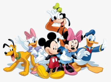 Mickey Mouse Clubhouse Png - Mickey Mouse And Friends Png, Transparent Png, Transparent PNG