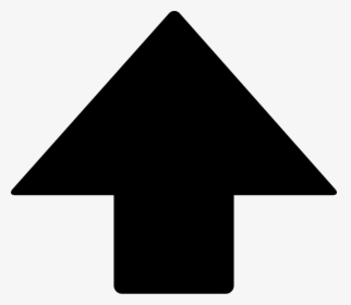 Black Arrow Pointing Up - Arrow Pointing Up, HD Png Download, Transparent PNG