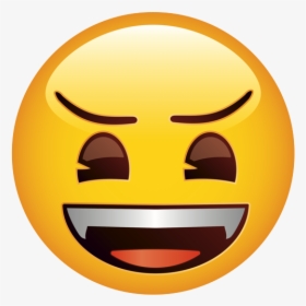 Smiley Face With Sharp Teeth, HD Png Download, Transparent PNG