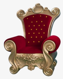 Throne Png Transparent Image - Трон Санта Клауса, Png Download, Transparent PNG