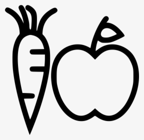Fruits Vegetables - Fruit And Vegetables Icon, HD Png Download, Transparent PNG
