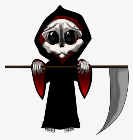 Clip Art Reaper Vector - Grim Reaper Chibi Reaper, HD Png Download, Transparent PNG