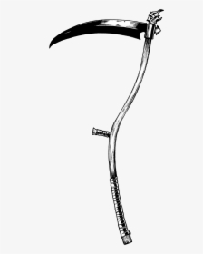 Drawn Scythe Crazy - Reaper Sickle, HD Png Download, Transparent PNG