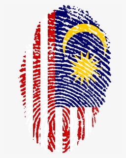 Malaysia Flag Fingerprint, HD Png Download, Transparent PNG