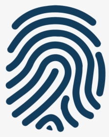Black Fingerprint Icon Png - Finger Print Icon Png, Transparent Png, Transparent PNG