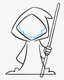 How To Draw Grim Reaper - Easy Drawing Grim Reaper, HD Png Download, Transparent PNG
