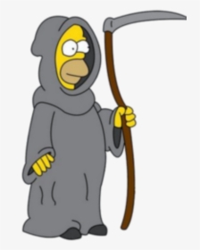 Homer Simpson Grim Reaper Clipart , Png Download - Grim Reaper Homer, Transparent Png, Transparent PNG
