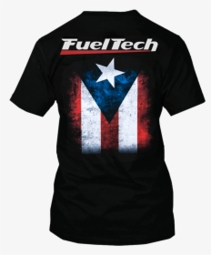 Fueltech Puerto Rico Flag T-shirt - Fuel Tech, HD Png Download, Transparent PNG
