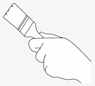 Paintbrush And Line Art, HD Png Download, Transparent PNG