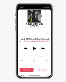 Apple Music On Iphone X, HD Png Download, Transparent PNG