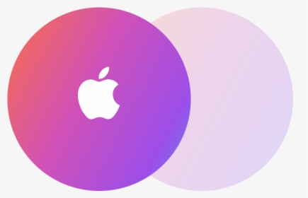 Apple Logo Pink Transparent, HD Png Download, Transparent PNG