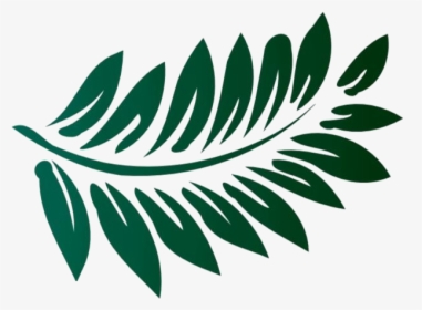 Fern Png Silhouette Transparent Background - Transparent Tropical Leaf Clipart, Png Download, Transparent PNG