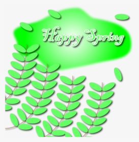 Spring Background With Green Leaves - Fern, HD Png Download, Transparent PNG