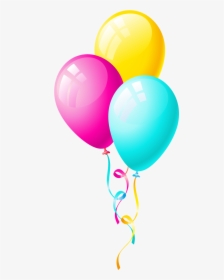 Globos De Colores Dibujos Png - Party Balloons Png Transparent, Png Download, Transparent PNG