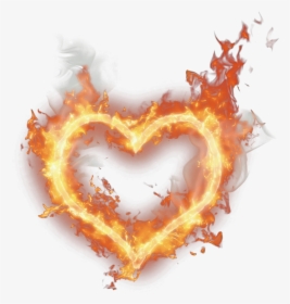 #heart #corazon #fire #fuego #love #amor #lust #lujuria - Fire Heart Png, Transparent Png, Transparent PNG