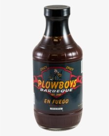Plowboys Bbq En Fuego Bbq Sauce - Bottle, HD Png Download, Transparent PNG