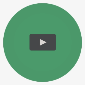 Large Video Play Button On Green Circular Background - Ville De Saint Etienne, HD Png Download, Transparent PNG