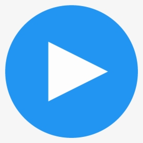 Circled Play Icon - Blue Circle, HD Png Download, Transparent PNG