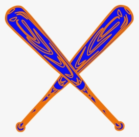 Crossed Bats Svg Clip Arts - Logo Tongkat Baseball, HD Png Download, Transparent PNG