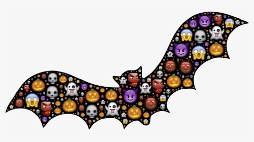 Colorful Halloween Bat Clip Arts - Halloween Bats Clipart, HD Png Download, Transparent PNG