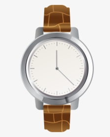 Brown Wrist Watch Png Clip Art - Wrist Watch Clipart No Background, Transparent Png, Transparent PNG
