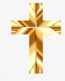 Clipart Lent Cross - Gold Cross Png, Transparent Png, Transparent PNG