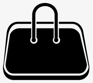 Handbag With White Border - Bolso Icono Png, Transparent Png, Transparent PNG