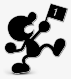 Mr Game And Watch Png - Mr Game And Watch Smash Ultimate, Transparent Png, Transparent PNG