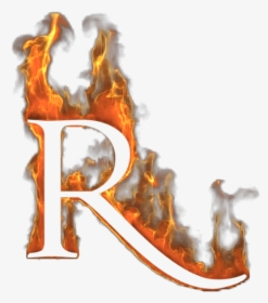 Devil Font - Letter R Fire Png, Transparent Png, Transparent PNG