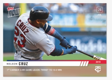 Mlb Topps Now® Card - Nelson Cruz Minnesota Twins, HD Png Download, Transparent PNG
