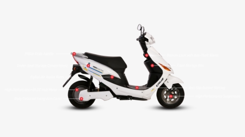 Powerhouse Of Features - Motorized Scooter, HD Png Download, Transparent PNG