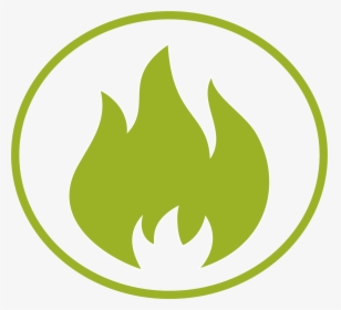 Transparent Fire Icon Png - Fire Icon Png Green, Png Download, Transparent PNG