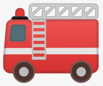 Fire Engine Icon - Fire Truck Emoji, HD Png Download, Transparent PNG