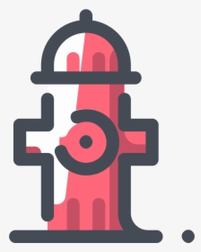 Fire Hydrant Icon Icon Cartoon Royalty Free Vector - Fire Hydrant, HD Png Download, Transparent PNG