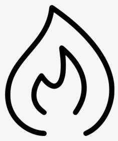 Transparent Fire Icon Png - Fire Line Icon Png, Png Download, Transparent PNG