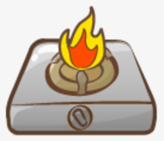 Gas Stove With Fire Clipart, HD Png Download, Transparent PNG