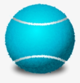 Blue Tennis Ball Racket Png - Blue Tennis Ball Clipart, Transparent Png, Transparent PNG