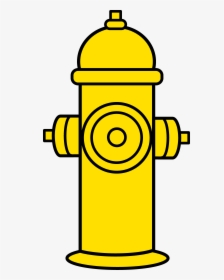 Yellow Fire Hydrant Clipart - Fire Hydrant Drawing Easy, HD Png Download, Transparent PNG