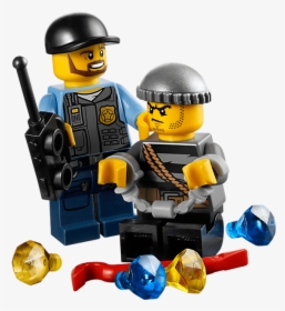 Lego Police Officer And Gangster - Lego City Police, HD Png Download, Transparent PNG