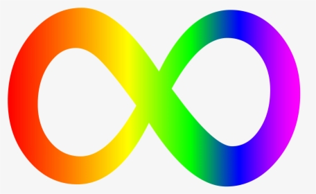 Infinity Symbol Rainbow - Autism Symbol, HD Png Download, Transparent PNG