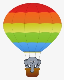 Artie Air Balloon - Hot Air Balloon Animated, HD Png Download, Transparent PNG